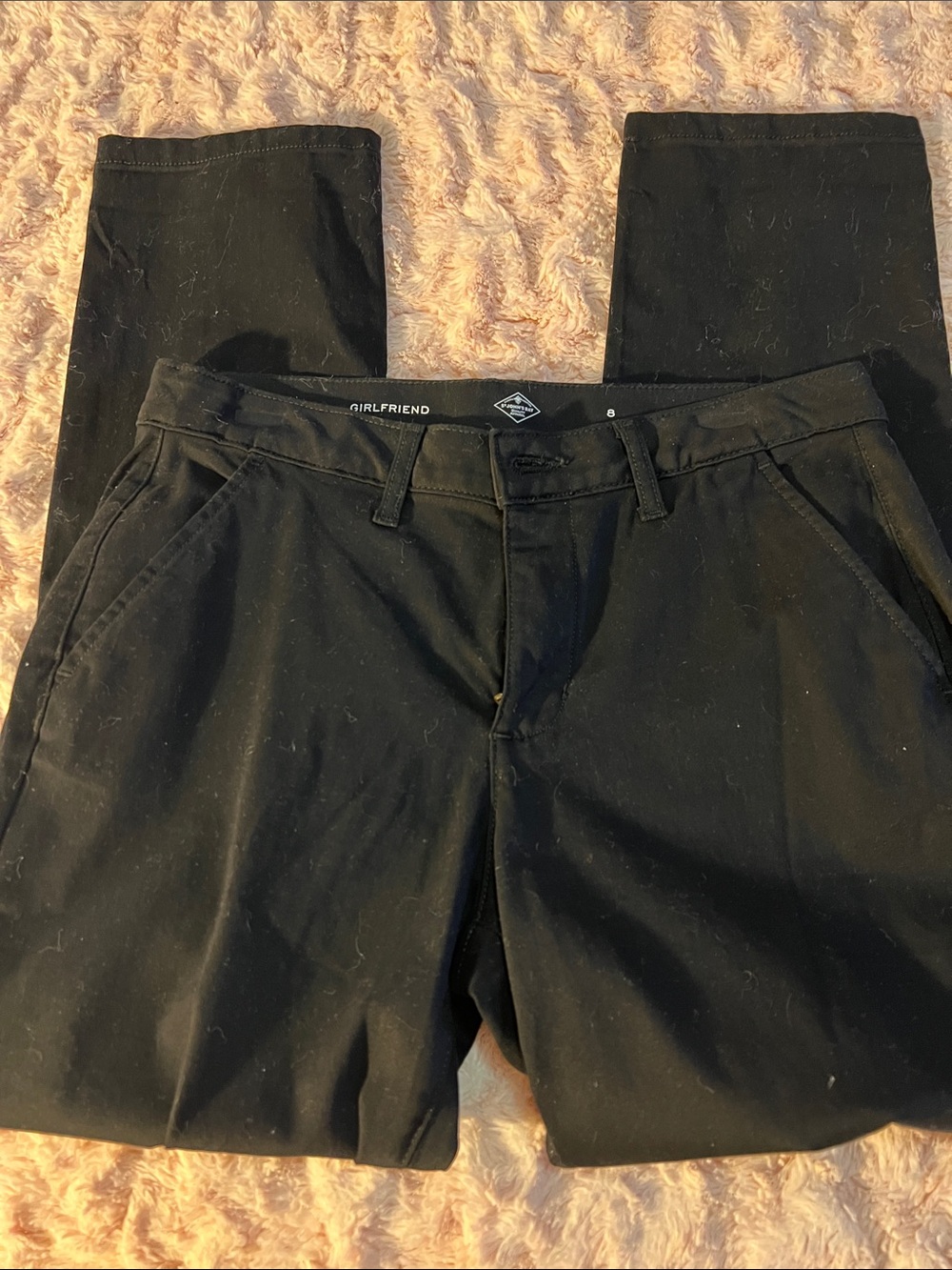 St. John's Bay Black Straight Leg Women's Pants - Picture 4 of 9